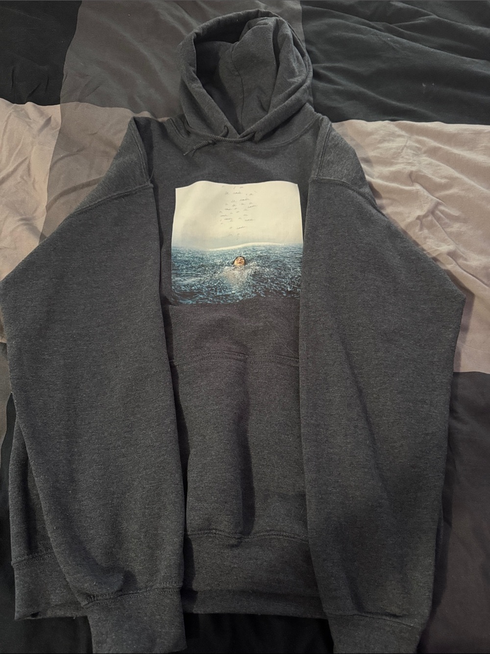 Shawn Mendes Hoodie with Ocean Photo Print